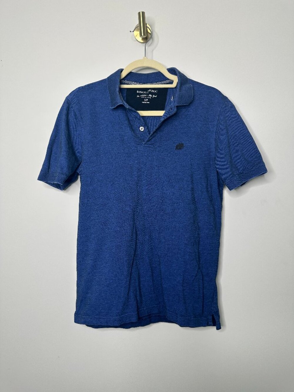 Banana Republic Blue Polo Shirt Men's Small